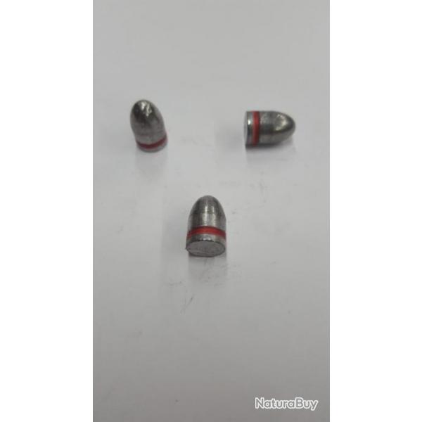 Ogives MPF. 9 MM RN 124Gr 355". projectiles plomb graisss par 750. offre du moment en port gratuit