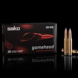Balles Sako GameHead Soft Point - Cal. 308 Win Mag - Par 3 / 150 g