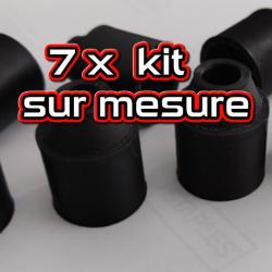 bafle chicane sur mesure (kit de 7 pieces) pour silencieux PCP airgun