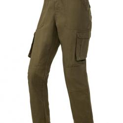 Pantalon cargo Franz olive Couleur Vert foncé