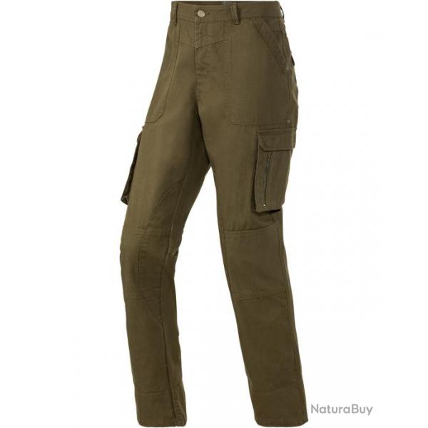 Pantalon cargo Franz olive Couleur Vert fonc