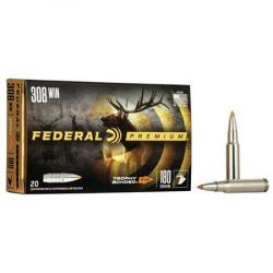 Munitions Federal Premium Ogive Trophy Copper - Cal. 308 Win. - 180 grains