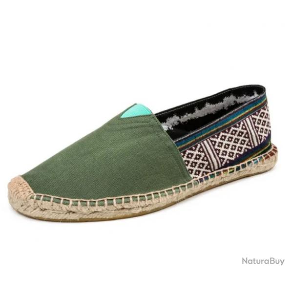 ESPADRILLE, ultra souple et confortable coloris : army green