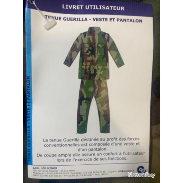 Vetement Guerilla Militaire