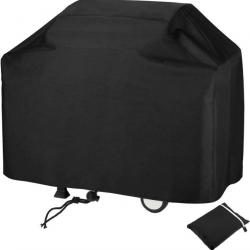 Housse Barbecue Bâche de Protection BBQ Couverture de Grill Anti Vent Eau Humidité 147x61x117cm