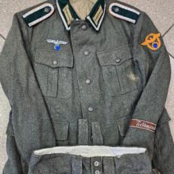 Ensemble uniforme gendarmerie allemande