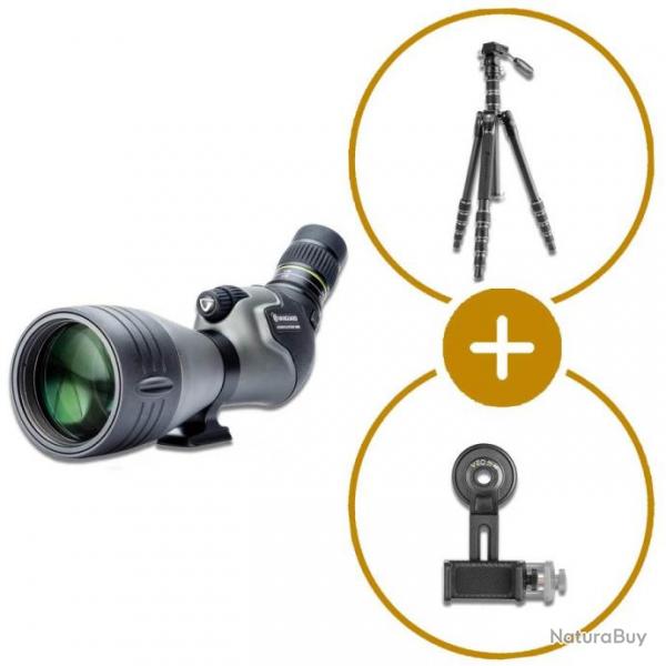 Kit Longue Vue Hd 82A + Trepied Veo3Go265Hap Vanguard