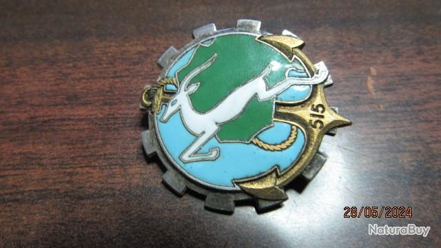 Insigne Original Indochine Vietnam 5° DDVT Train Transport - État TBE