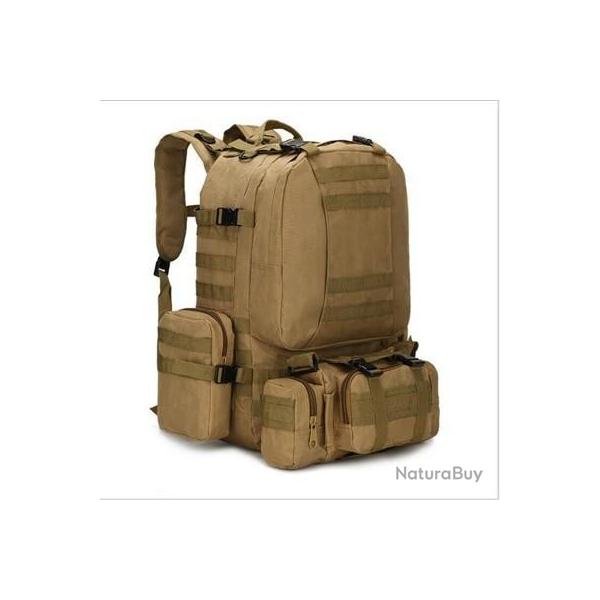 Sac de Camouflage Tactique 50L Couleur TAN