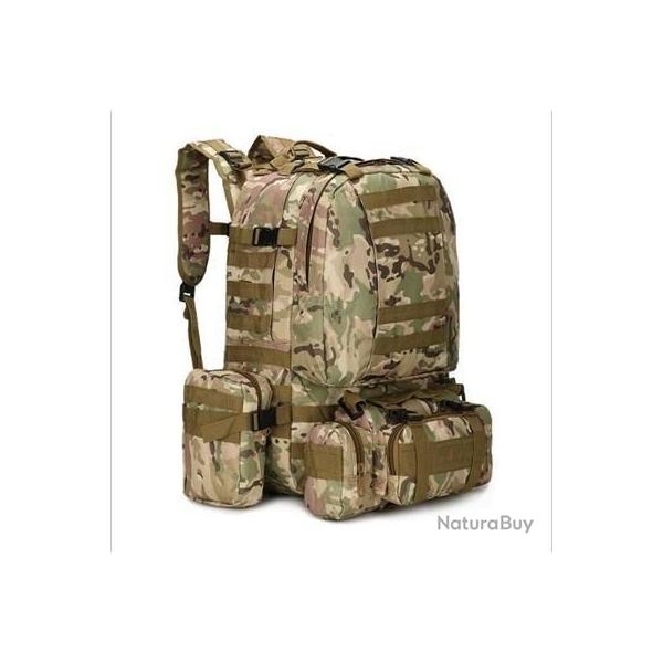 Sac de Camouflage Tactique 50L Couleur CAMOUFLAGE