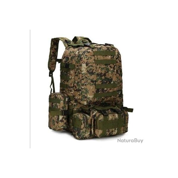 Sac de Camouflage Tactique 50L Couleur WLDG