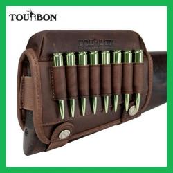 TOURBON boutstock, repose-joue, releveur, cuir véritable