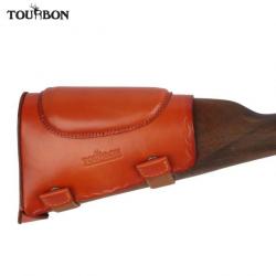 Tourbon Buttstock Repose Joue  EN Veritable Cuir