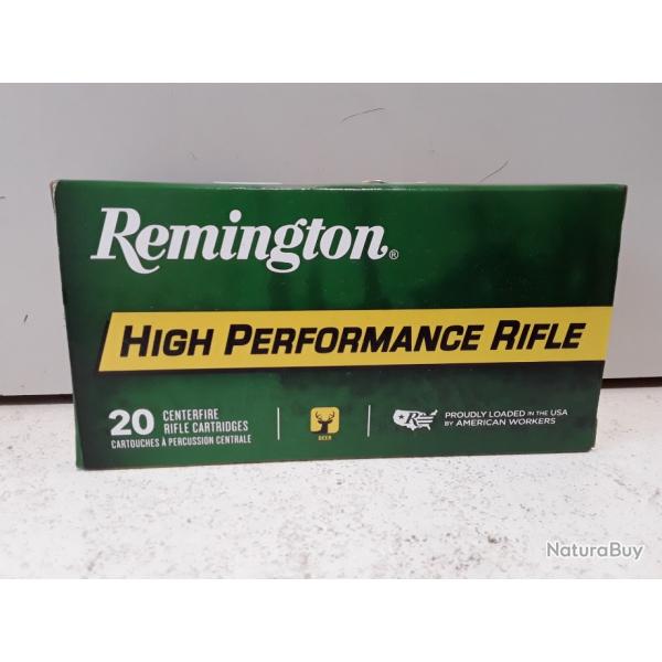 10658 BOITE DE 20 BALLES REMINGTON CAL 243 WIN  80 GRAINS NEUF