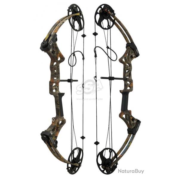 Arc  Poulie Topoint M1 RH Camo 19-30 pouces 20-70 lbs