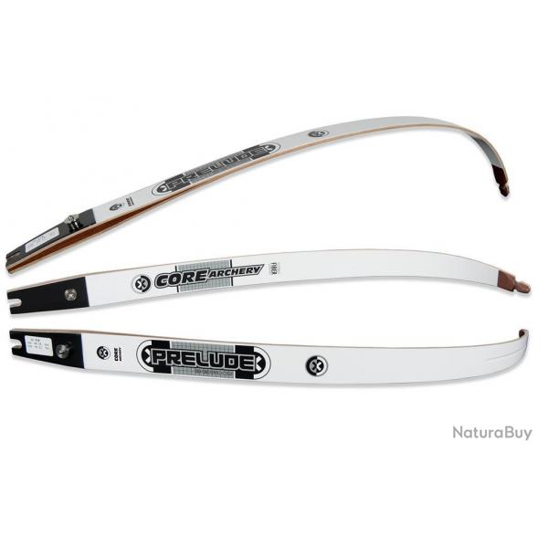 Branches recurve ILF Core White Prelude 66" (26 lbs) si poigne 23" - 68" (24 lbs) si poigne 25 