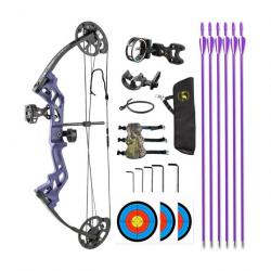 Arc à poulies Topoint M3 RH Purple 26" 10-30 lbs 17 - 27 in