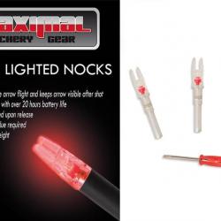 Lot de 3 encoches lumineuses Maximal X-Size pour tubes ID5.2mm Rouge