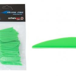 Lot de 100 plumes Avalon Tyro 2 pouces Vert