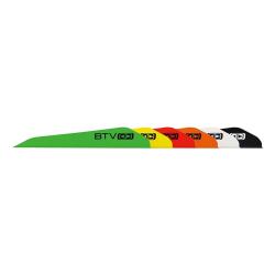 Lot de 100 plumes Easton BTV Rouge