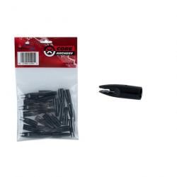 Lot de 25 encoches Overfit Core 7 mm Noir