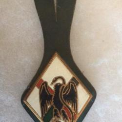 INSIGNE LEGION ETRANGERE - 1er REGIMENT ÉTRANGER  Balme 1198 avec cuir