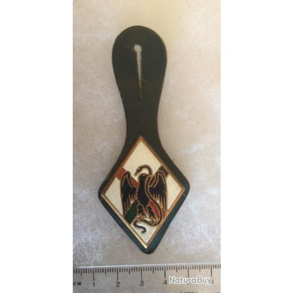 INSIGNE LEGION ETRANGERE - 1er REGIMENT TRANGER  Balme 1198 avec cuir
