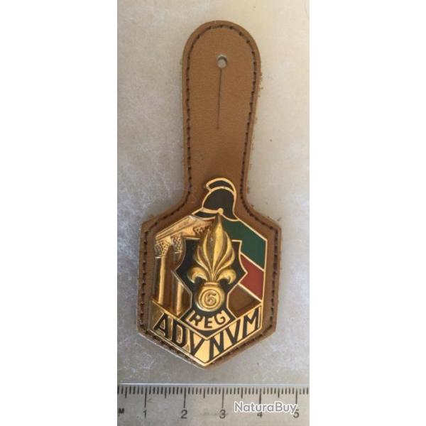 INSIGNE LEGION TRANGRE - 6me RGIMENT TRANGER Drago avec cuir