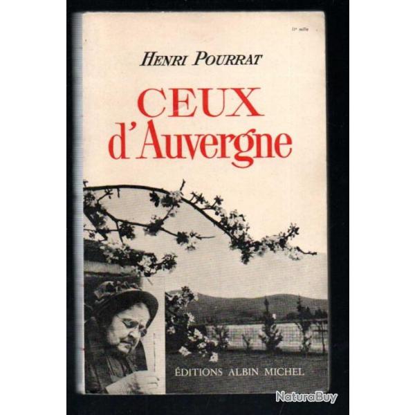 ceux d'auvergne de henri pourrat