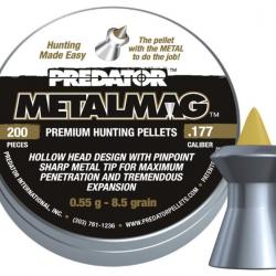 Plombs JSB PREDATOR METALMAG cal.4.5 0.55G 8.5GR par 200