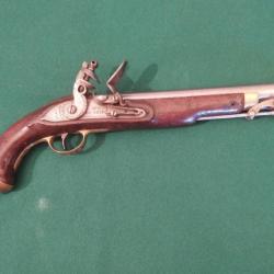 Pistolet Reglementaire  de Chevalerie Silex Portuguaise de 1842.