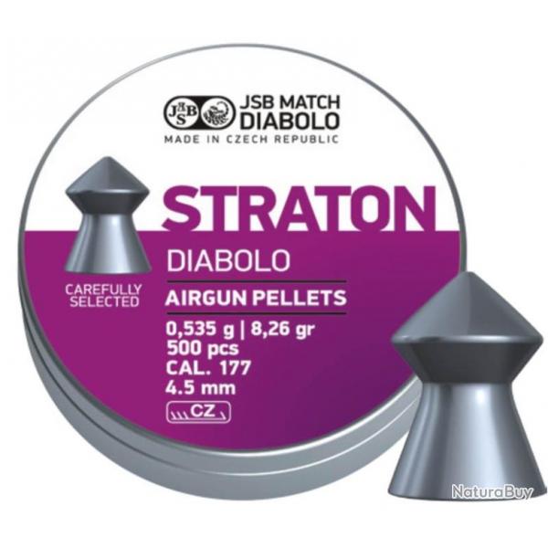 Plomb air comprim JSB Straton diabolo cal.4.5 par 500