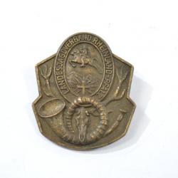 Ancienne broche de chasseur Allemand Landesjagdverband Rheinland-pfalz - Rhénanie-Palatinat