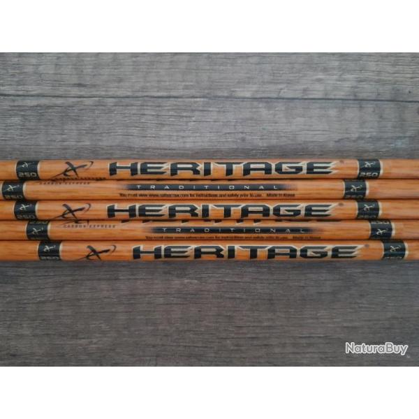 Lot de 5 Tubes Carbon exprss Hritage Traditional