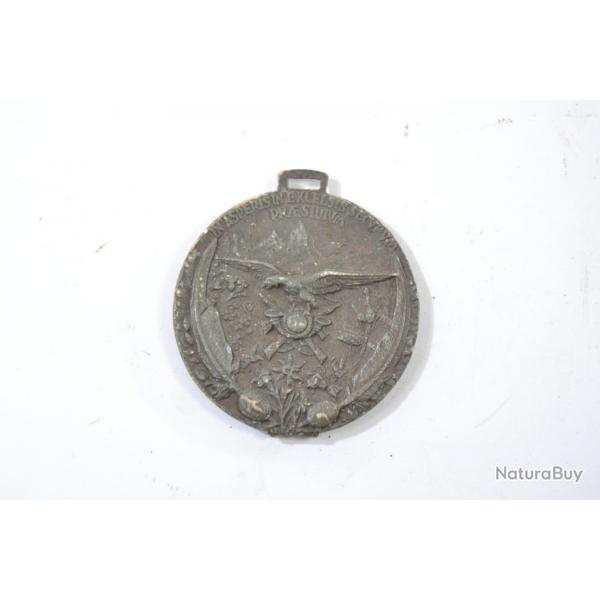 Ancienne mdaille italienne Medaglia Alpini San Maurizio Patrono WW2, patron chasseurs Alpins Italie