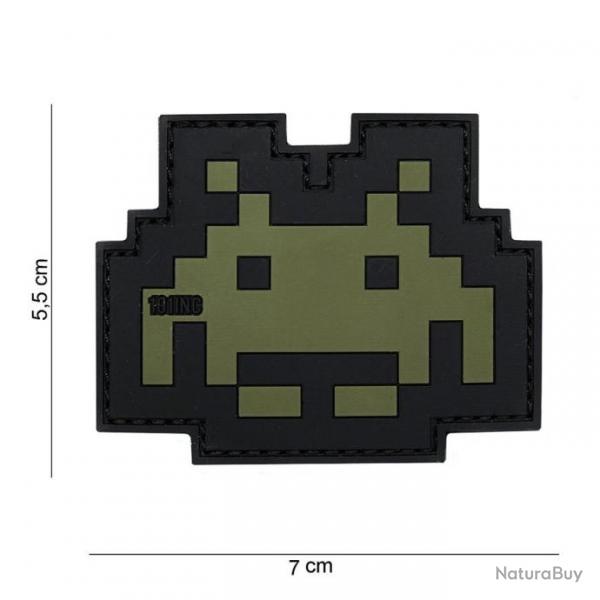 Patch 3D PVC  Space invader n3