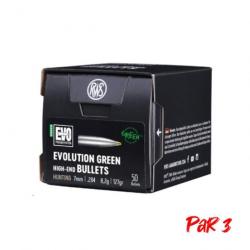 Ogives RWS Evo Green - 8.2 g / Par 3 / 7 mm