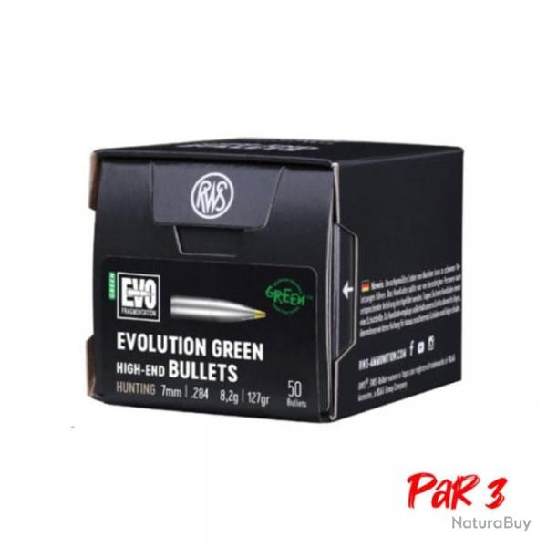 Ogives RWS Evo Green - 7 mm / 8.2 g / Par 3