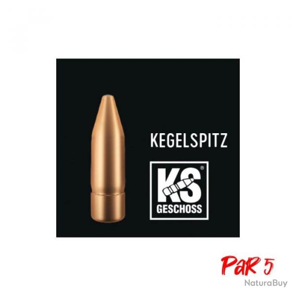 Ogives RWS KS - 6,5 mm / 8.2 g / Par 5