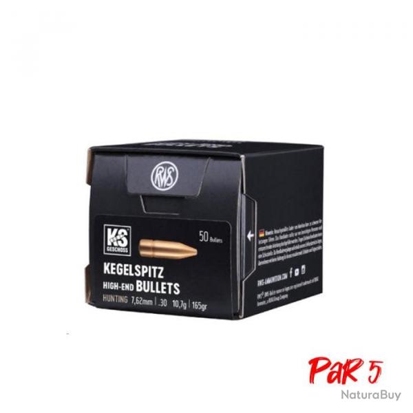 Ogives RWS KS - 30 / 10,7 g / Par 5