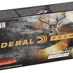 Munitions FEDERAL cal.243 win vital shok trophy copper 5.5g 85gr par 20