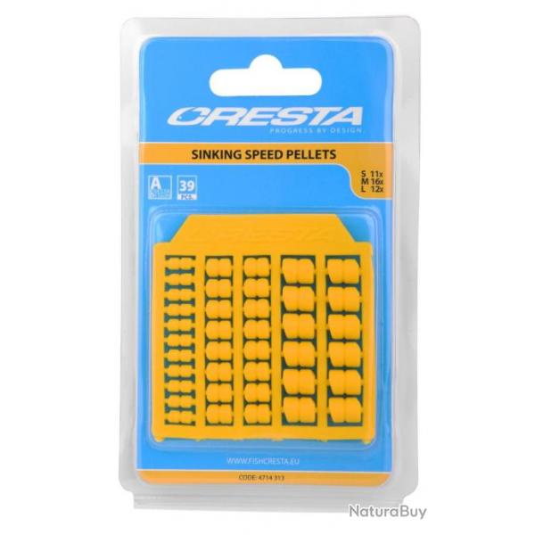 CRESTA SINKING SPEED PELLETS YELLOW