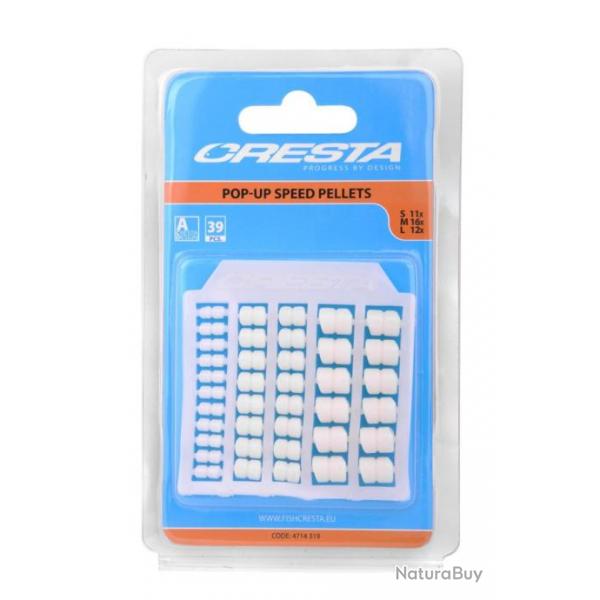 CRESTA POP-UP SPEED PELLETS WHITE