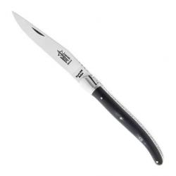 Couteau Laguiole "Carbone" corne, Longueur manche 11 cm [Arbalète G. David]