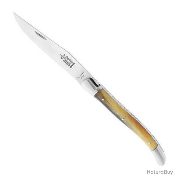 Couteau Laguiole faon corne blonde 12 cm [Arbalte G. David]