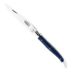Couteau Laguiole hêtre bleu 12 cm [Arbalète G. David]