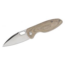 Couteau Arcform Sabre Green Manche Micarta Lame Acier CPM-20CV Satin Linerlock Clip ARC0150