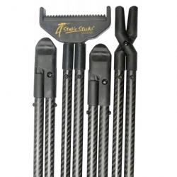 Canne de tir 4 Stable Sticks Black Essential aspect Carbone