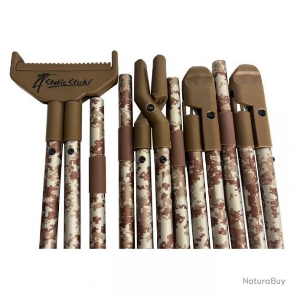 Canne de tir 4 Stable Sticks Ultimate Camo