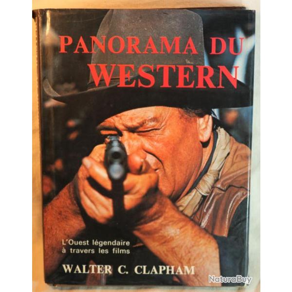 Livre Western Far West diaporama du Western ref BLA24LIV011  Livre Panorama du western L'ouest lgen